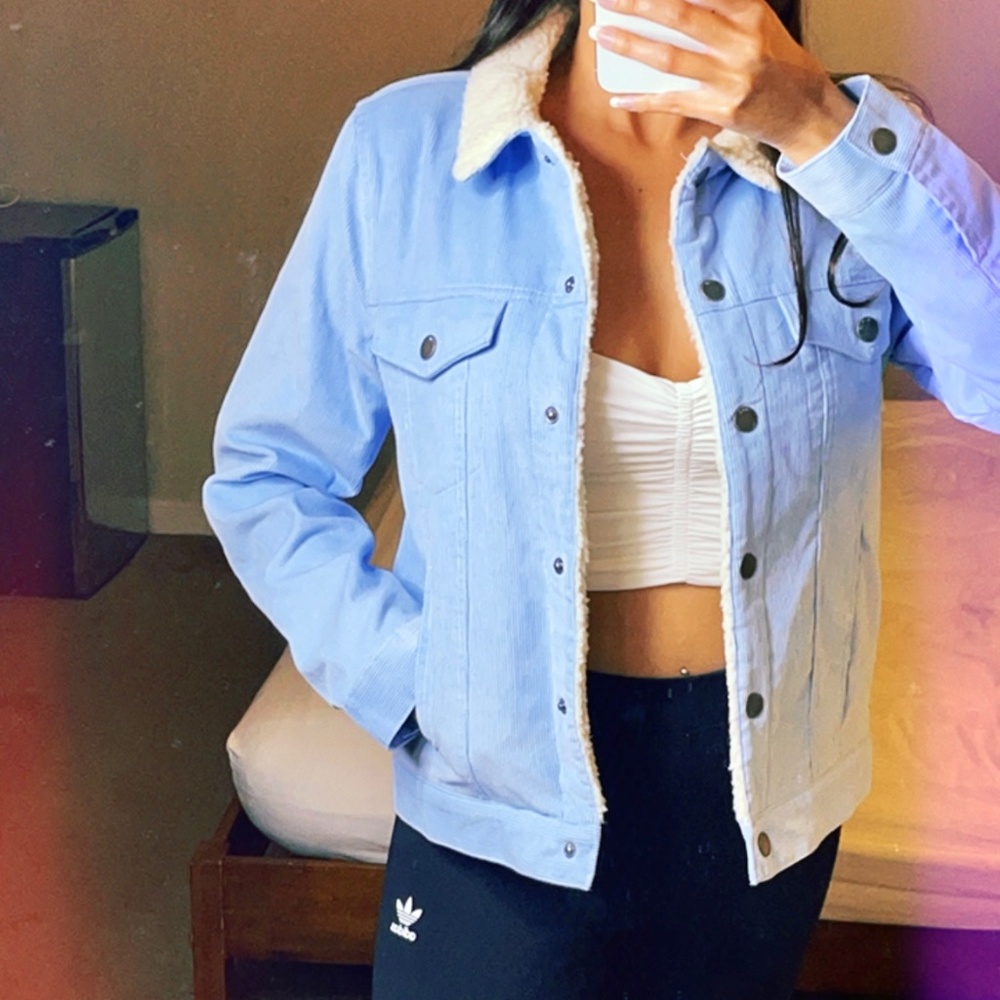 Empyre Blue Corduroy Jacket